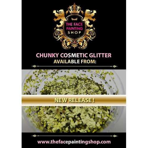 Chunky Glitter Pure Gold 50g (Pure Gold 50g)